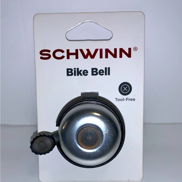 Schwinn Other - NEW Schwinn Universal Bike Bell
Chrome Black No Tools Required to Install